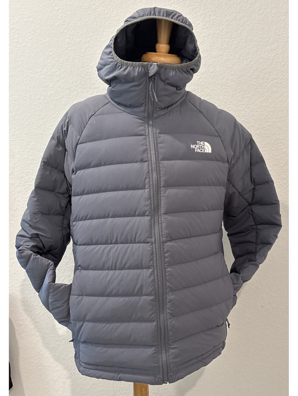The North Face Belleview Stretch Down Hoodie Men’s XL Gray